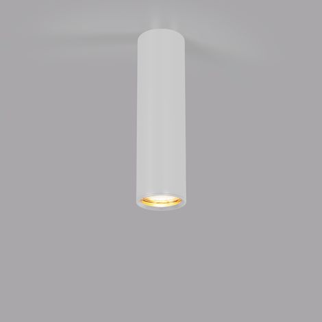 Plafonnier aluminium "Sandy 20" - 20cm - GU10 - Blanc