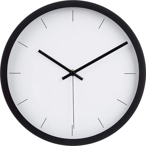 Orologio da parete moderno, nero, 30,5 cm (1/5)
