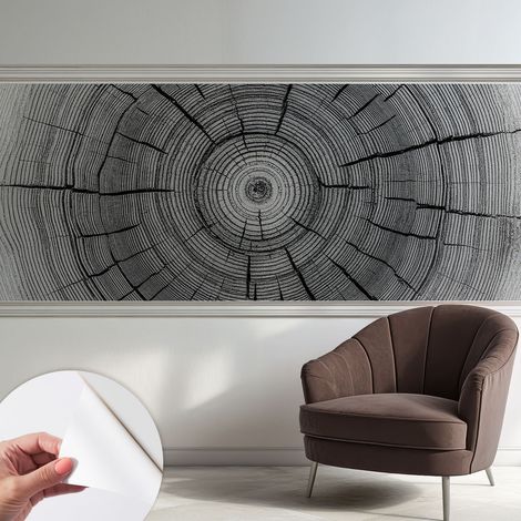 Tapete Selbstklebend - abwaschbar - Tapete mit Motiv - trendige Wanddeko - elegant Fototapete Waldharmonie 250x104 cm (1/5)