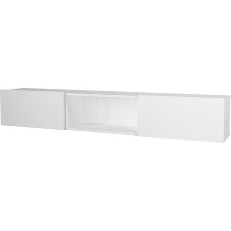 Mueble TV 180 x 31 x 295 cm blanco 030007810