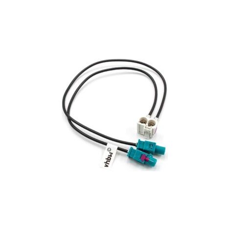 Adaptateur d'antenne Compatible avec Audi/VW RCD 310, RCD310, RCD500 autoradio Automobile - Câble convertisseur, 25 cm (1/5)