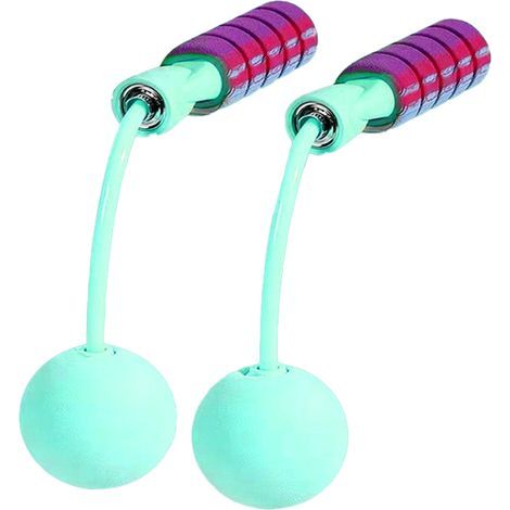 Kabelloses Springseil mit Medizinball, 0,5 kg Gewicht – für Cardiotraining zu Hause oder im Büro – 1 Stück (1/5)
