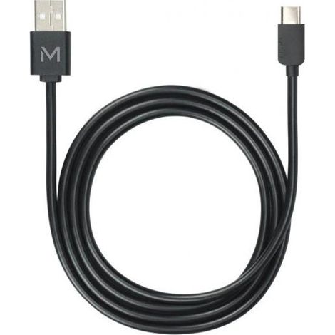 Mobilis 001278 cavo USB 1 m USB A USB C/Lightning Nero (1/3)
