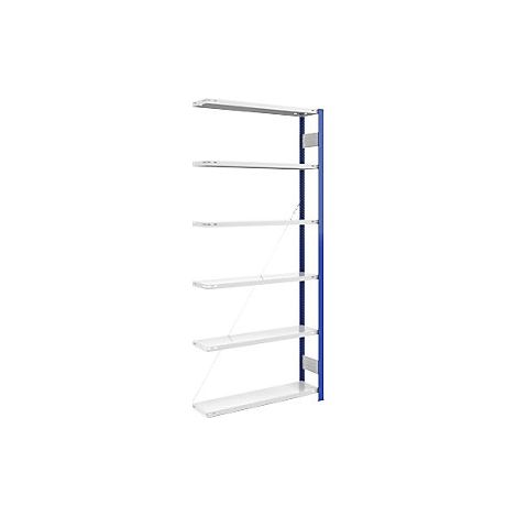 Lager-Steckregal Regalständer blau HxB 2500 x 1000 mm Boden (1/2)