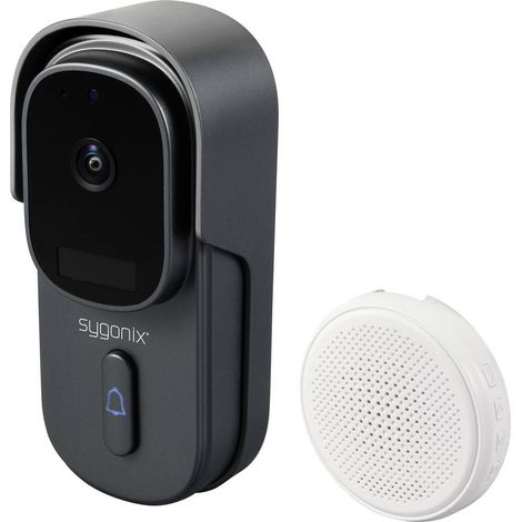 Sygonix Video citofono IP WLAN, Senza fili (radio) Grigio, Bianco (1/5)