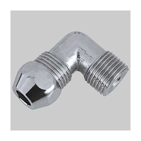 RACCORDO CURVO MASCHIO CROMATO 10x1/2 VA ALBERTONI