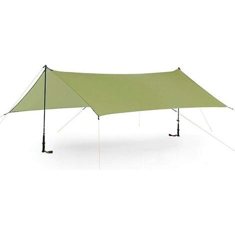 Voile Pare-Soleil Rectangulaire 3x4.5m Imperméable, Voiles d'Ombrage Une Protection des Rayons UV, Toile Solaire en Oxford Résistant Exterieur Balcon Jardin Terrasse, Vert (1/5)