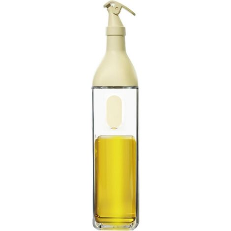 Bouteille d'huile de 500 ml avec étiquette de classification, bouteille en verre multi-usages pour la cuisine, les assaisonnements et le vinaigre. (1/5)