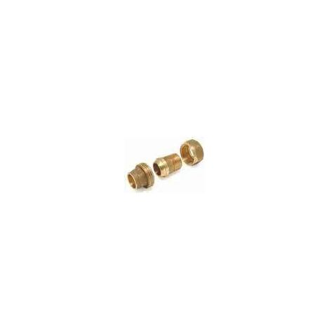 Niples Femmina Con Bocchettone 3/4" Ø18 Rame A Saldare