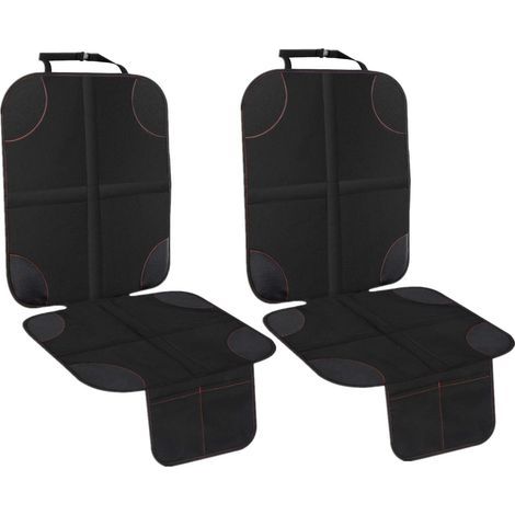 Set di 2 coprisedili per auto con imbottitura spessa, disponibili in pelle o tessuto. (1/5)