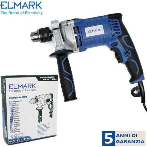 TRAPANO A PERCUSSIONE PROF. EL-D11 13MM 910W 5ANNI DI GARANZ (1/3)