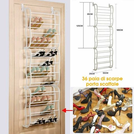 TRADE SHOP - Scarpiera Salvaspazio Scaffale Organizer Ripostiglio Porta Scarpe Stanza -