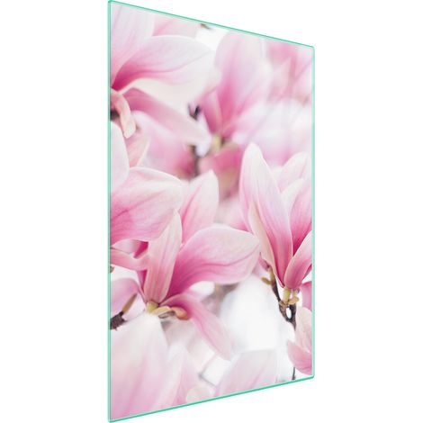TAGLIERE IN VETRO 35x52 Fiore (1/5)