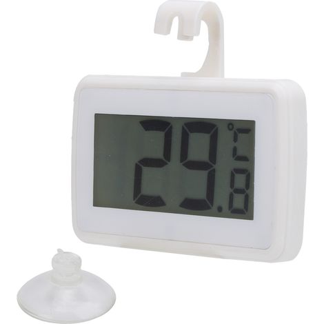 Thermomètre pour réfrigérateur ménager avec aimant et crochet, alarme congélateur supermarché, mesure de température -20 à 110°C (1/5)