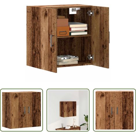 vidaXL Altholzoptik - Wandschrank Altholz-Optik 60x31x60 cm Holzwerkstoff (1/5)