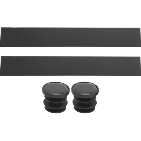Pair of Anti-Slip Road Bike Handlebar Tape - Cycling Accessory Black (1/5)