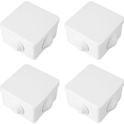 Lot de 12 boîtes de jonction étanches pour la distribution d'énergie et le raccordement de câbles d'instruments en extérieur