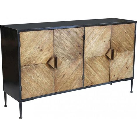 Industrie-Stil Holz- und Metall-Sideboard Derek (1/5)