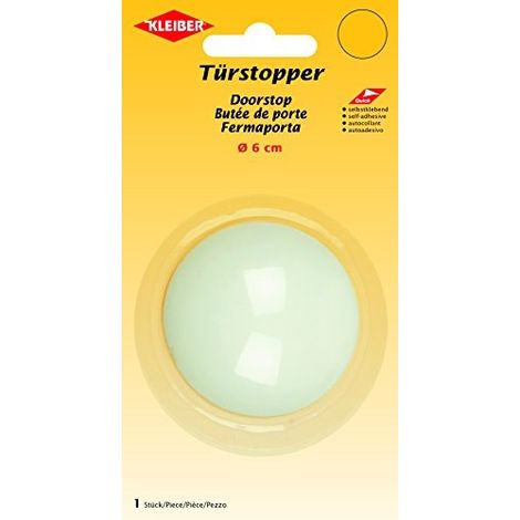 KLEIBER SELF PROPRIÉTÉ ADHÉSIVE ARRÊT DE PORTE X1 BLANC 6 CM 521-01