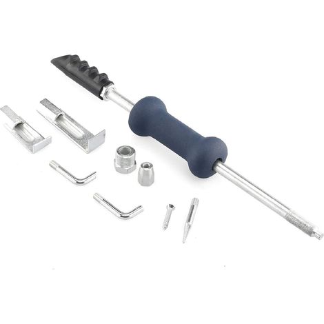 KIT MARTILLO DESLIZANTE SACABOLLOS ABOLLADURAS CARROCERIA COCHE 9 PIEZAS