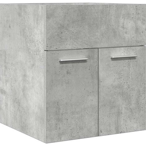 Maison Exclusive - Waschbeckenschrank Betongrau 41x38,5x46 cm Hol