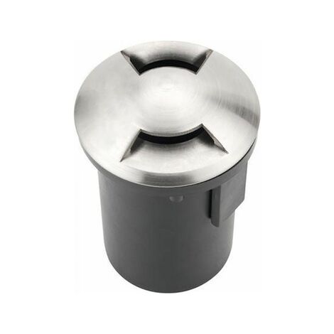 V-TAC VT-7678-2 GU5.3 MR16 Sous-terre fitting à deux fenêtres corps en acier noir-argent IP67 - sku 8568 (1/5)
