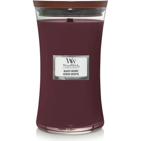 CANDELA CLESSIDRA GRANDE LARGE JAR BLACK CHERRY (1/4)