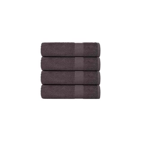 Servilletas FROGN, 4 unidades, antracita, 50x100 cm, 360 g/m² - Crezuo (1/4)