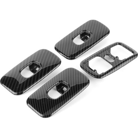 Ensemble de 4 caches décoratifs pour interrupteurs de lève-vitre, compatibles avec Mercedes-Benz Classe G W463 G500 G55 AMG (2007-2010), en fibre de carbone. (1/5)