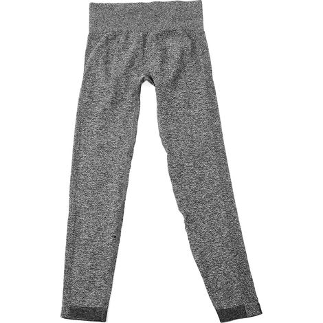 Femmes Pantalon Yoga Confortable Taille Haute Élévation Hanches Cheville Running Fitness Gris L (1/5)
