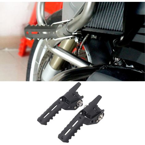 Repose-pieds avant pour moto R1200GS 2013-2018 (Noir) (1/5)
