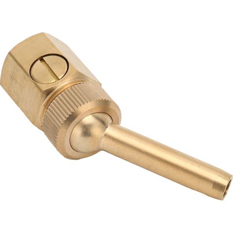 Buse de fontaine à jet réglable en laiton à filetage interne, vanne pour bassin, tête de pulvérisation, buse droite avec vanne, buse CC, filetage interne 4/8" 20 mm 1/2" (1/5)