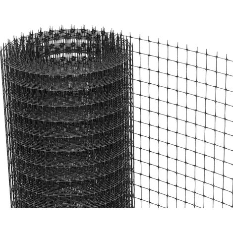 TENAX Cintoflex D 1,00x100 m Nero, Rete in Plastica da Recinzione, Recinti per Animali Domestici e da Cortile, Recinzioni Agricole