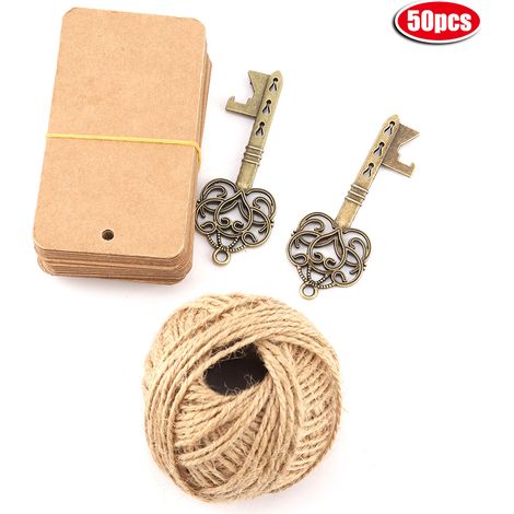 Bottle Opener - Key Shape - Zinc Alloy - For Wedding Party Guest Favor - 1 Piece (1/5)