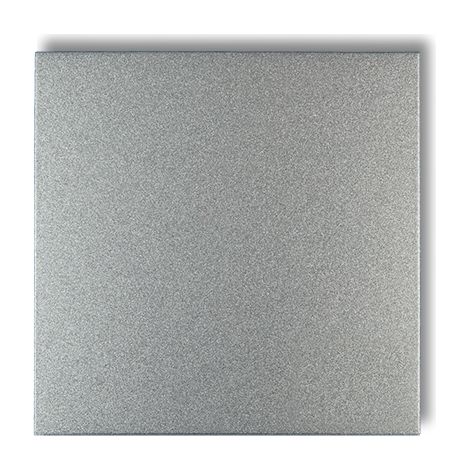 Productos complementarios Karlik, color plata metalizado. Tecla individual para interruptores Deco, Icon, Flexi y Mini 7DKL-1.