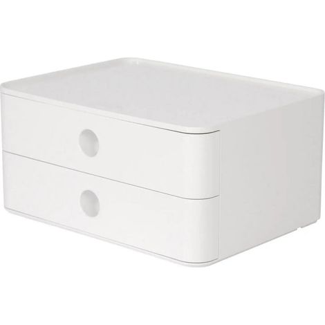 [GEBRAUCHT] B-Ware HAN Smart-Box Allison Weiss 2 Schubladen stapelbar 260x125x195mm rutschfest (1/2)