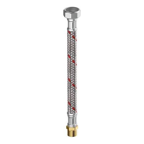 Flamco Meiflex Panzerschlauch Heizung/Klima 1/2 Zoll IG x 1/2" AG, 300 mm, InnenD 12mm, M4315.1104.30