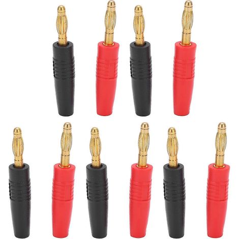 5Set U17 4mm Banana Plug GoldPlated Flame Retardant Electrical Testing Accessory (1/4)