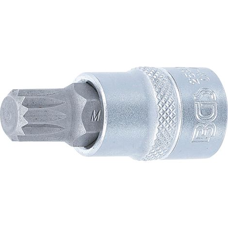 Punta de vaso entrada 10 mm (3/8") dentado múltiple interior (para XZN) M12 (1/2)
