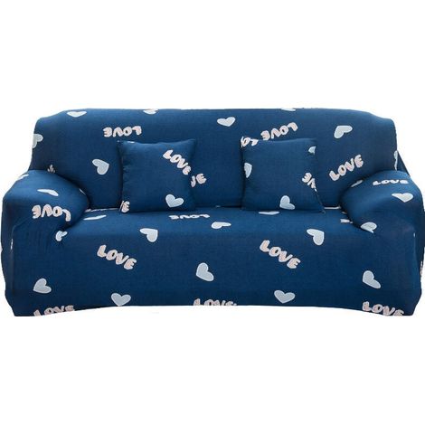 2-seater sofa cover, 140-180 cm, modern sofa cover with armrest, universal elastic sofa covers, sofa protector cover, Love MUMU (1/4)