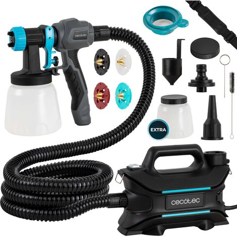 Cecotec Farbspritzgerät PerfectPaint 800 EasyGo mit 800W Leistung, Präzision von 18kPa, Inklusive 4 Düsen