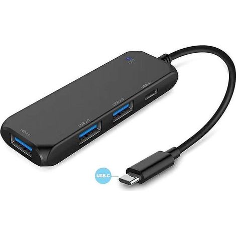 Hub/répartiteur USB Type C pour ordinateur et téléphone, multi-extension, gadget 1xPD + 2x2.0 USB (1/5)
