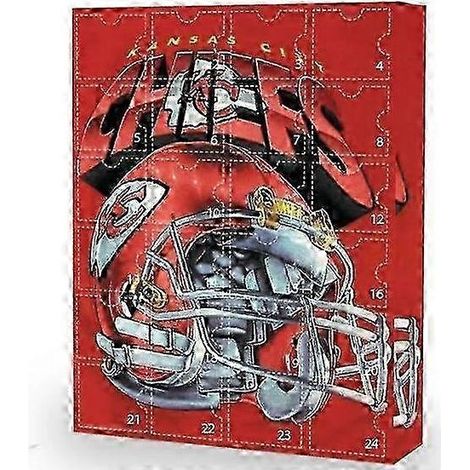 Calendrier de l'Avent de Noël 25-26 - Kansas City Chiefs - Boîte surprise de Noël (1/4)