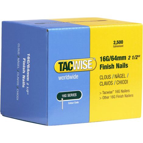 Tacwise 0301 16G Chiodi di Finitura per Tacwise DFN5 e FFN64LHH