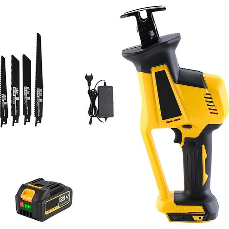 Scie Sabre, Moteur Sans Balais de 3600W, Capacité de Découpe Polyvalente, 1 Batterie (1/2)