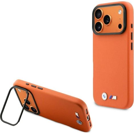 Coque MagSafe BMW M en métal avec logo orange pour iPhone 17 Pro (1/5)