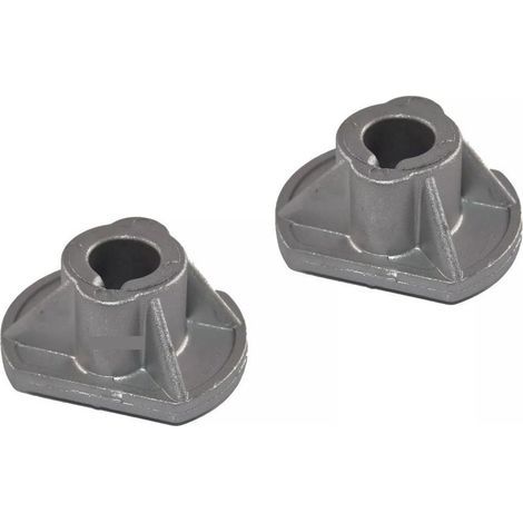 Pièces pour outils de jardin : 2 lames pour support Ø20 pour tondeuse autoportée — Compatible CastelGarden, Stiga, Honda, Sabo, Brill (Réf. 254632) — Robustes et durables (1/5)