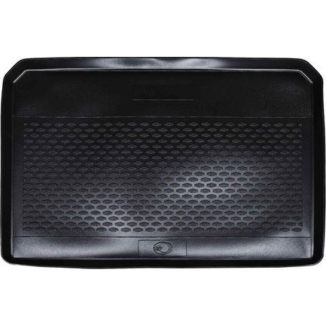 Kofferraummatte Schwarz Geeignet für Citroen C3 2017-2024 Gummi