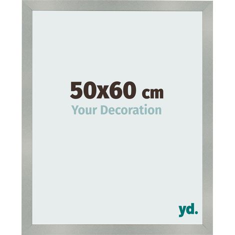 yd. - Cadre photo 50x60 - Aluminium Brosse - MDF - Bologna (1/5)