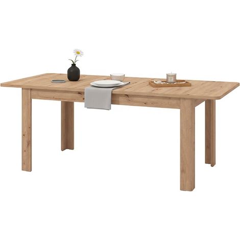 Tavolo Allungabile Colosimi, 8 Posti, Allungabile, 160x90.5x76.5h cm Marrone Rovere Nodi